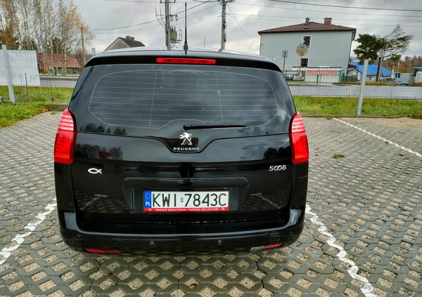 Peugeot 5008 cena 32200 przebieg: 193000, rok produkcji 2013 z Działoszyn małe 67